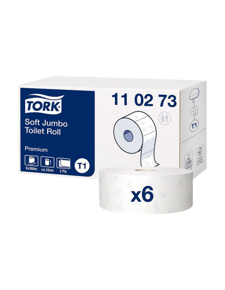 CAJA 6 ROLLOS PAPEL HIGIÉNICO TORK JUMBO