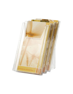 EXPOSITOR DURABLE COMBIBOXX 13 A4  3 COMPARTIMENTOS