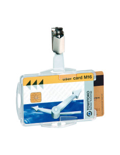 IDENTIFICADOR DURABLE DOBLE CON PINZA