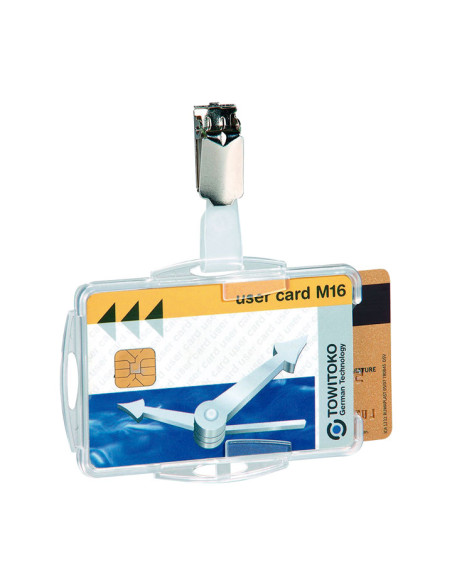 IDENTIFICADOR DURABLE DOBLE CON PINZA