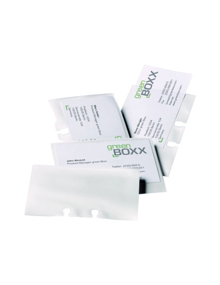 RECAMBIO 40 FUNDAS DURABLE PARA TARJETERO VISIFIX