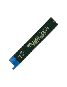 ESTUCHE 12 MINAS FABER CASTELL SUPER-POLYMER 07mm HB