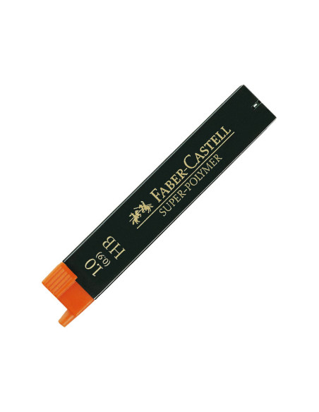ESTUCHE 12 MINAS FABER CASTELL SUPER-POLYMER 1mm HB