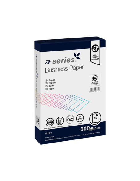 PAQUETE 500h PAPEL A-SERIES BUSINESS A5