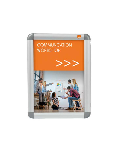 VITRINA PORTAPOSTER NOBO CLIPDOWN 37x25x17cm
