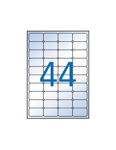 APLI ETIQUETAS ADHESIVAS 485X254MM INKJET CROMOS 44 X 10H TRANSPARENTE 2