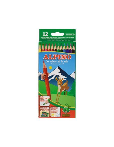 CAJA 12 LÁPICES ALPINO FESTIVAL SURTIDO