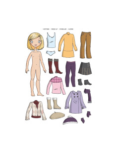 BLÍSTER 2h GOMETS APLI TEMÁTICOS VESTIR NIÑA 2