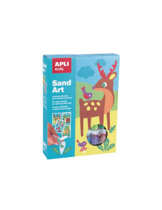 SET SAND ART APLI KIDS ANIMALES