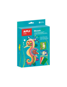 SET MOSAICO APLI KIDS DE GOMA EVA MUNDO MARINO