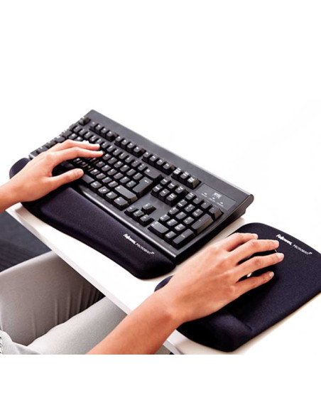 REPOSAMUÑECAS TECLADO FELLOWES PLUSHTOUCH NEGRO