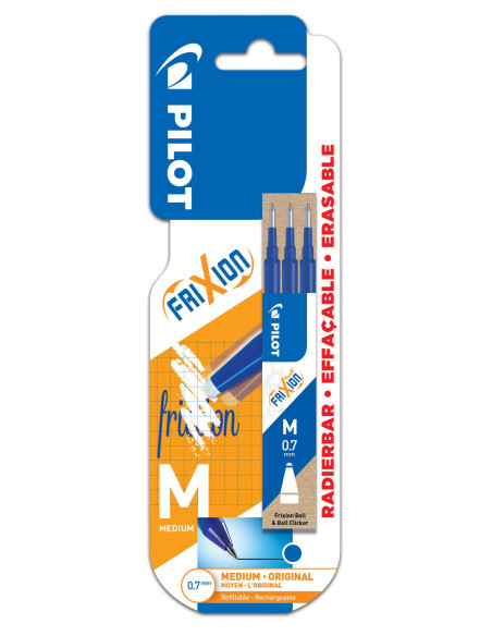 PACK 3 RECAMBIOS PILOT FRIXION CLICKER