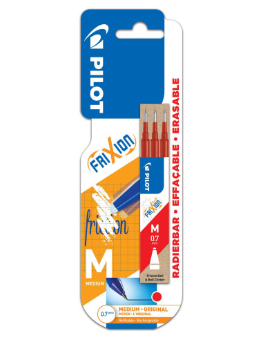 PACK 3 RECAMBIOS PILOT FRIXION CLICKER