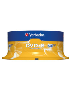 BOBINA 25 DVD-R VERBATIM 16X 47GB ADVANCED AZO 2