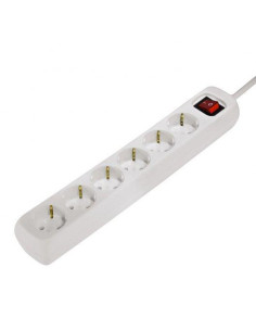 REGLETA 6 TOMAS HAMA CON INTERRUPTOR