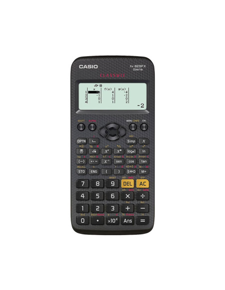 CASIO CALCULADORA CIENTIFICA NEGRA 15 Y 102 DÍGITOS 293 FUNCIONES Y 9 MEMORIAS FX-82SPCW