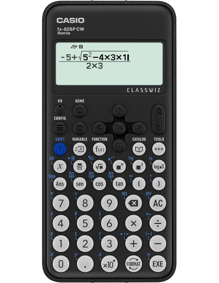 CASIO CALCULADORA CIENTIFICA NEGRA 15 Y 102 DÍGITOS 293 FUNCIONES Y 9 MEMORIAS FX-82SPCW