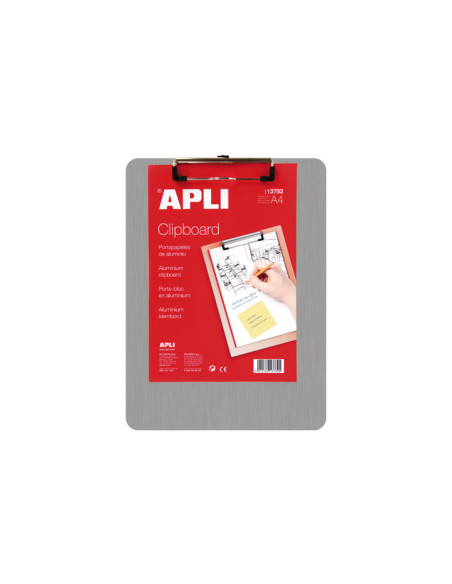 CLIPBOARD APLI A4 ALUMINIO