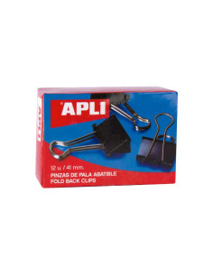 CAJA 12 PINZAS DE PALA APLI ABATIBLE 41mm