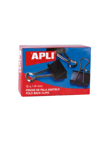 CAJA 12 PINZAS DE PALA APLI ABATIBLE 41mm