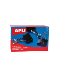 CAJA 12 PINZAS DE PALA APLI ABATIBLE 51mm