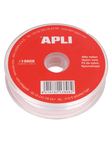 BOBINA DE CUERDA DE NYLON APLI 100m