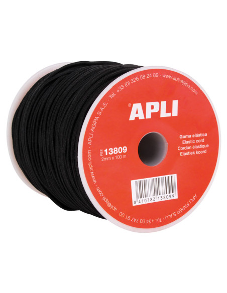 BOBINA DE GOMA ELÁSTICA APLI 2 mm x 100 m