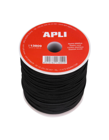 BOBINA DE GOMA ELÁSTICA APLI 2 mm x 100 m