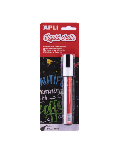 ROTULADOR APLI LIQUID CHALK PUNTA CÓNICA