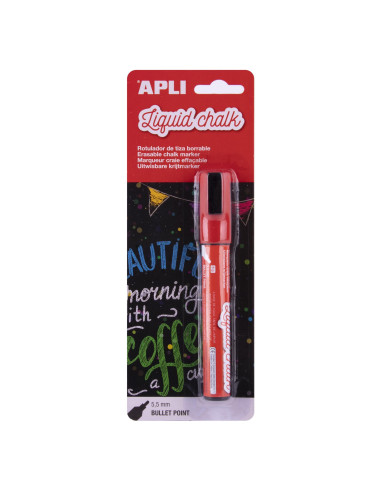 ROTULADOR APLI LIQUID CHALK PUNTA CÓNICA