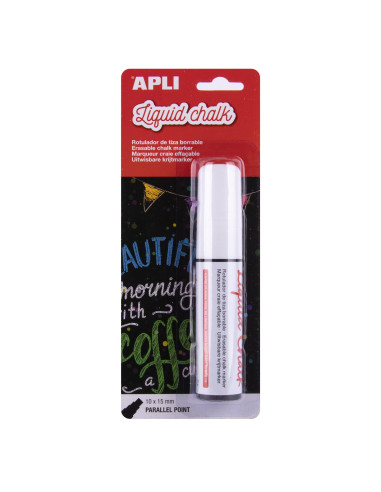 ROTULADOR APLI LIQUID CHALK PUNTA BISELADA