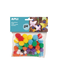 BOLSA 78 POMPONES APLI MATE