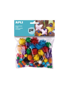 BOLSA 78 POMPONES APLI BRILLANTES
