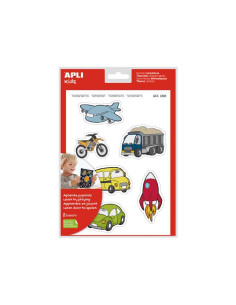 BLÍSTER 4h MAXI GOMETS APLI TEMÁTICOS TRANSPORTES