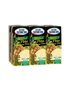 PACK 6 BRICKS ZUMO DE PIÑA DON SIMÓN 200ml SIN AZÚCAR