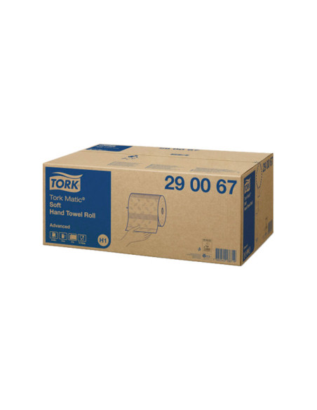 CAJA 6 ROLLOS TOALLAS DE MANOS SUAVE TORK MATIC ADVANCED