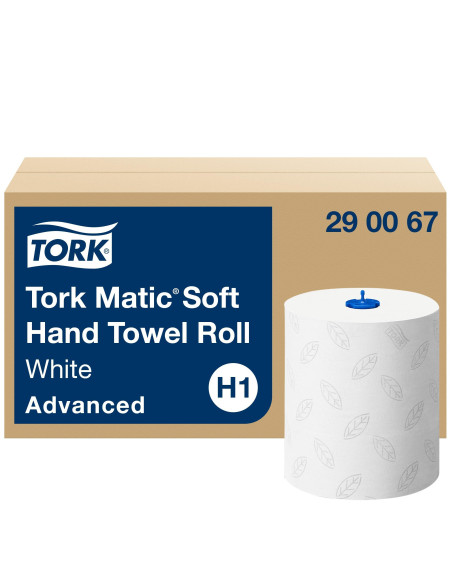 CAJA 6 ROLLOS TOALLAS DE MANOS SUAVE TORK MATIC ADVANCED
