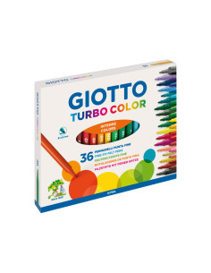 CAJA 36 ROTULADORES GIOTTO TURBO COLOR
