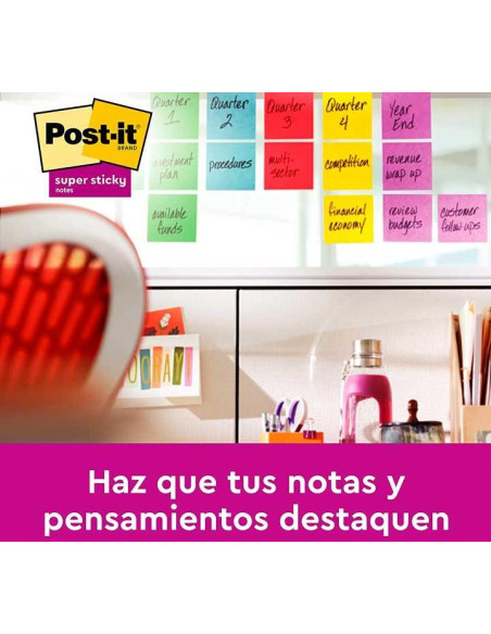 NOTAS POST-IT SUPER STICKY Z-NOTES CARNIVAL