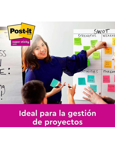 NOTAS POST-IT SUPER STICKY Z-NOTES CARNIVAL
