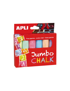 CAJA 6 TIZAS APLI JUMBO CHALK