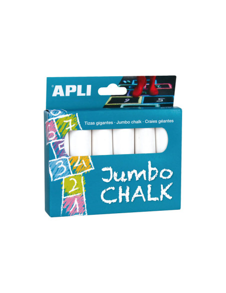 CAJA 6 TIZAS APLI JUMBO CHALK