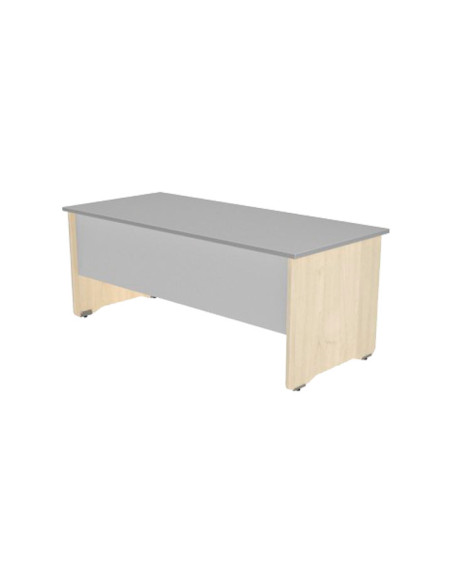 MESA ROCADA SERIE WORK 160x80cm HAYA-GRIS