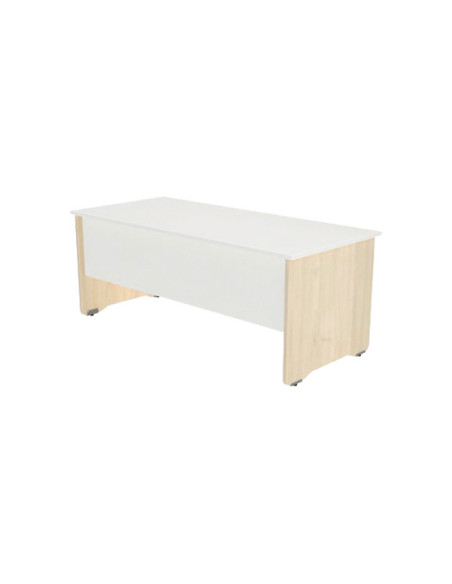 MESA ROCADA SERIE WORK 160x80cm HAYA-BLANCO