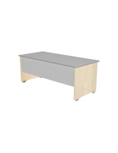 MESA ROCADA SERIE WORK 180x80cm HAYA-GRIS