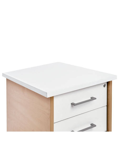 BUCK MÓVIL ROCADA SERIE STORE 4 CAJONES HAYA-BLANCO 60x50x72cm