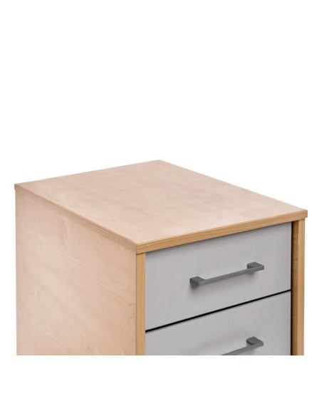 BUCK MÓVIL ROCADA SERIE STORE 3 CAJONES HAYA-GRIS 43x59x58cm