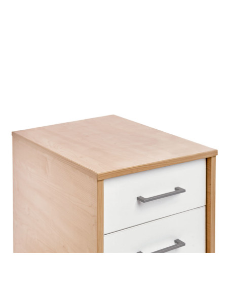BUCK MÓVIL ROCADA SERIE STORE 3 CAJONES HAYA-BLANCO 43x59x58cm