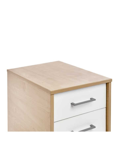 BUCK MÓVIL ROCADA SERIE STORE 1 CAJÓN HAYA-BLANCO 43x59x58cm