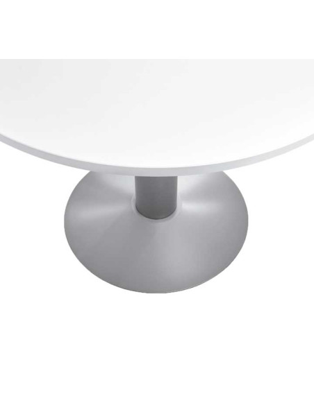 MESA DE REUNIÓN CIRCULAR ROCADA MEETING ESTRUCTURA GRIS
